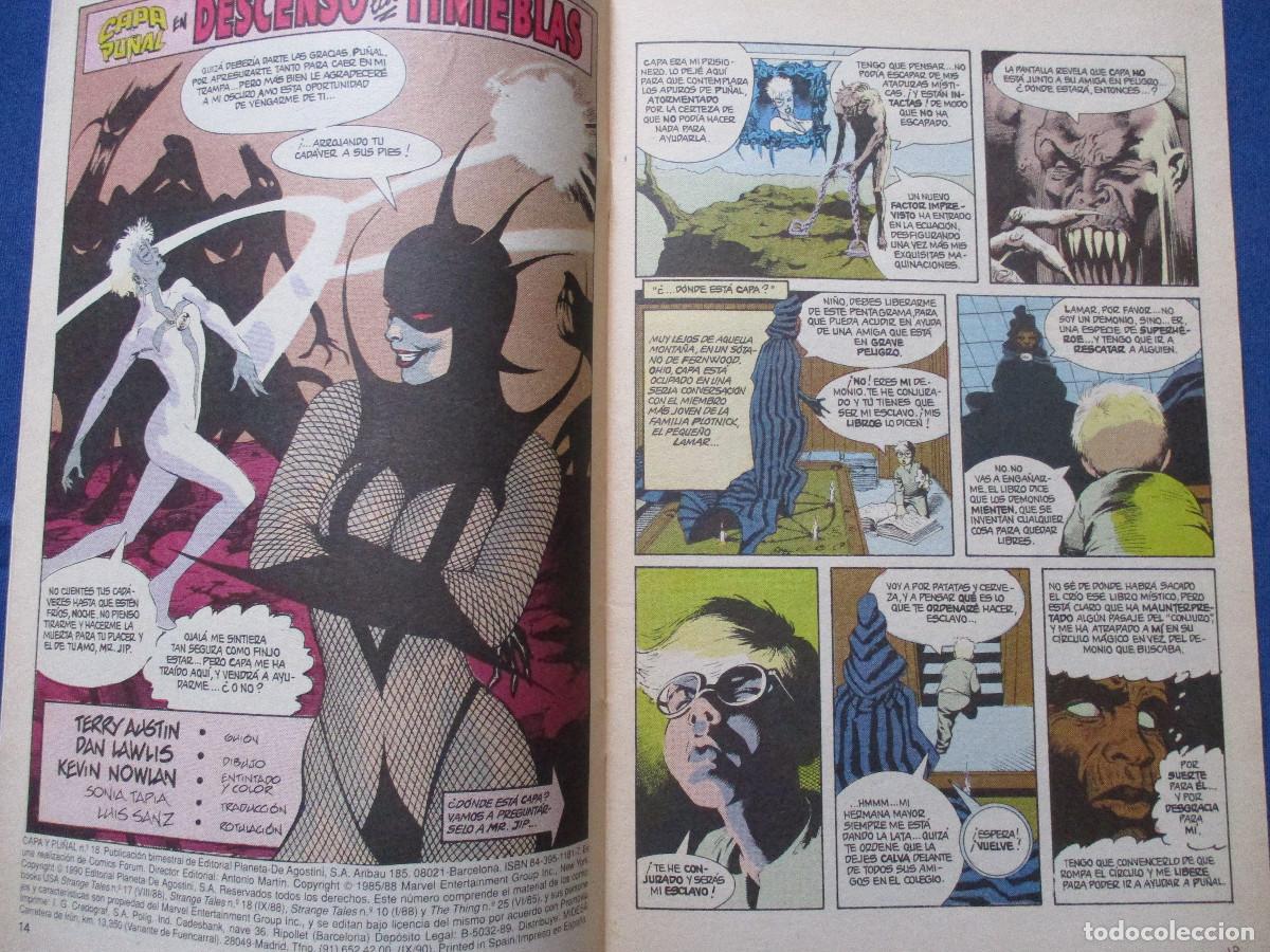 C&oacute;mics: MARVEL / CAPA Y PU&Ntilde;AL + LA COSA N.&ordm; 18 MARVEL TWO-IN-ONE &middot; FORUM 1990 - Foto 3