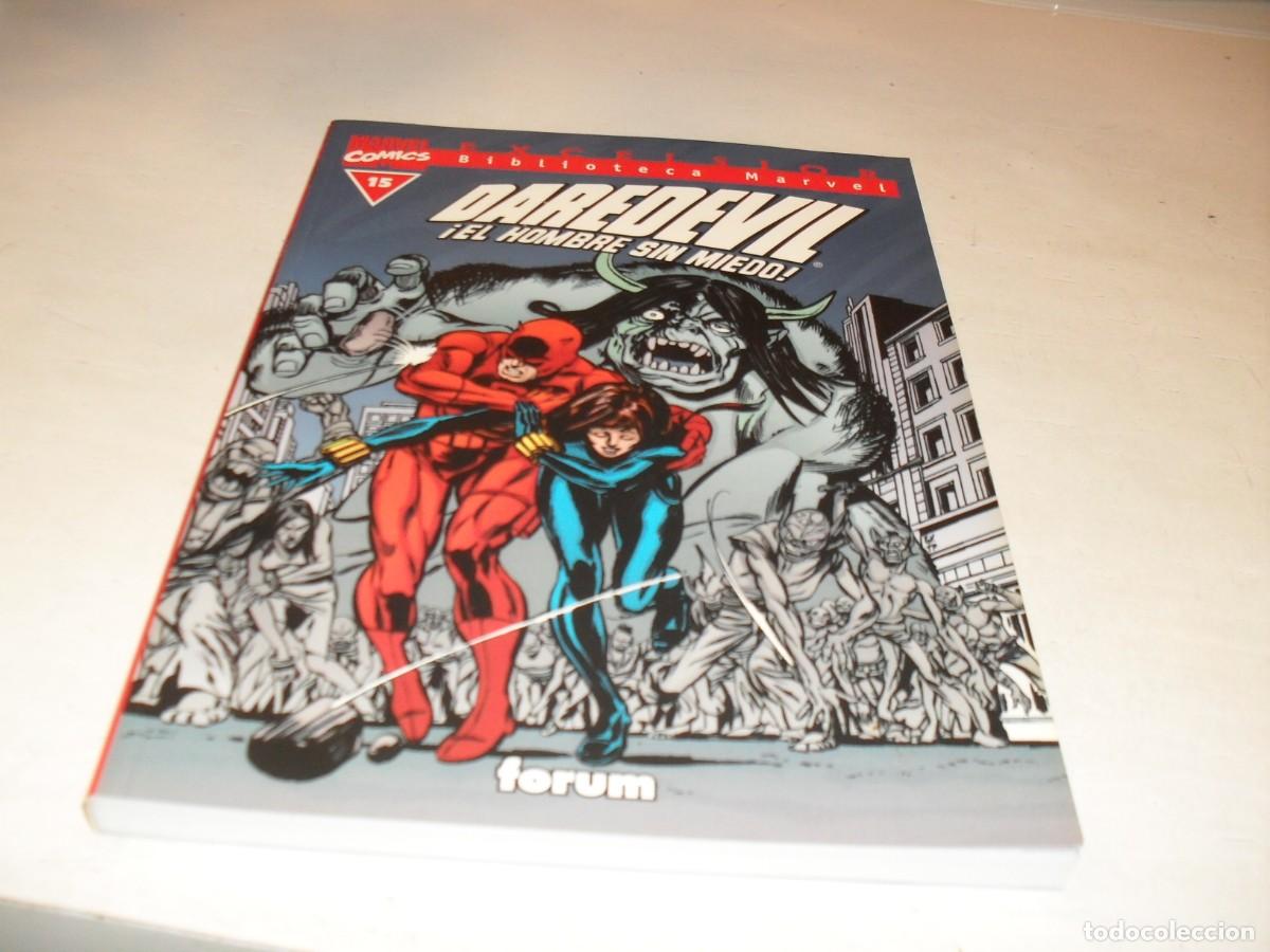 C&oacute;mics: BIBLIOTECA MARVEL DAREDEVIL 15,CON LA VIUDA NEGRA,(DE 22).FORUM,2001,DE KIOSKO - Foto 1