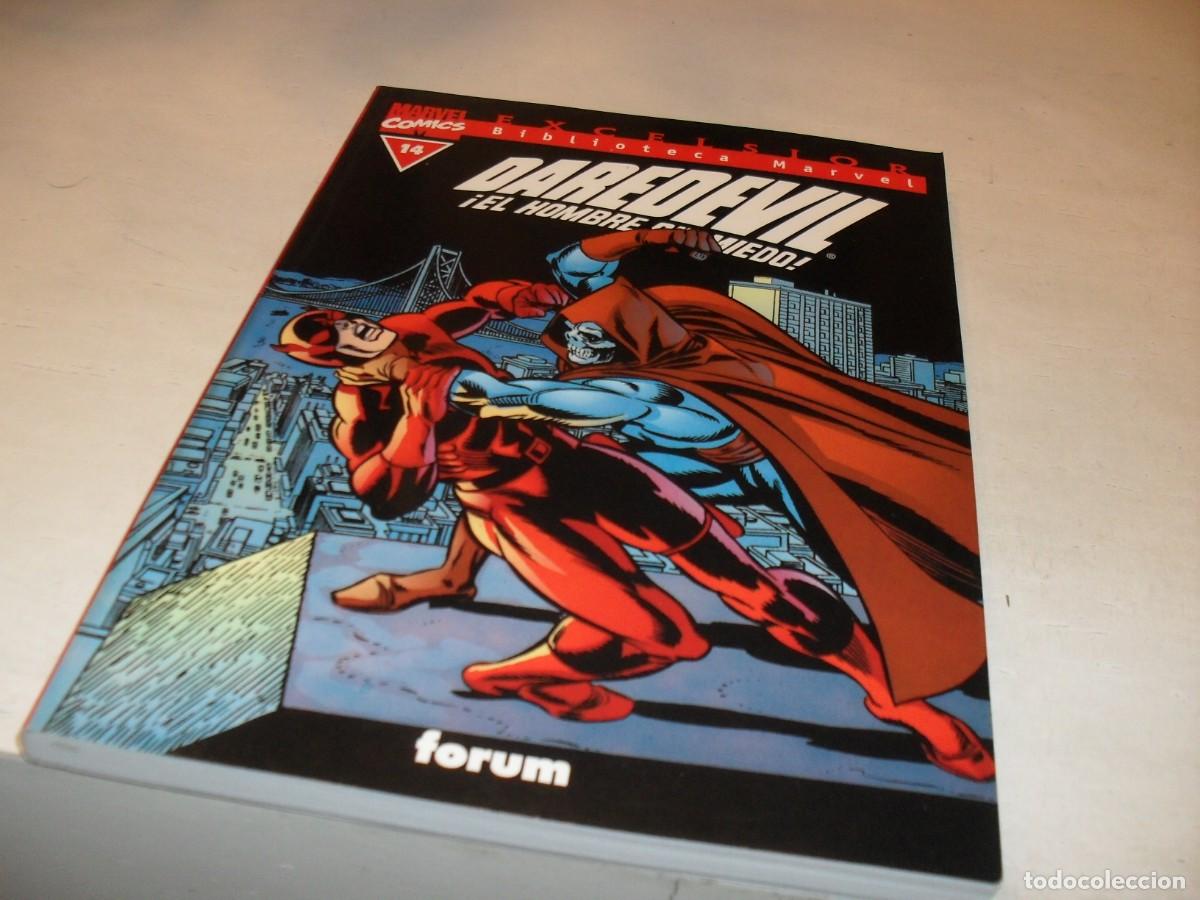 C&oacute;mics: BIBLIOTECA MARVEL DAREDEVIL 14,CON LA VIUDA NEGRA,(DE 22).FORUM,2001,DE KIOSKO - Foto 1