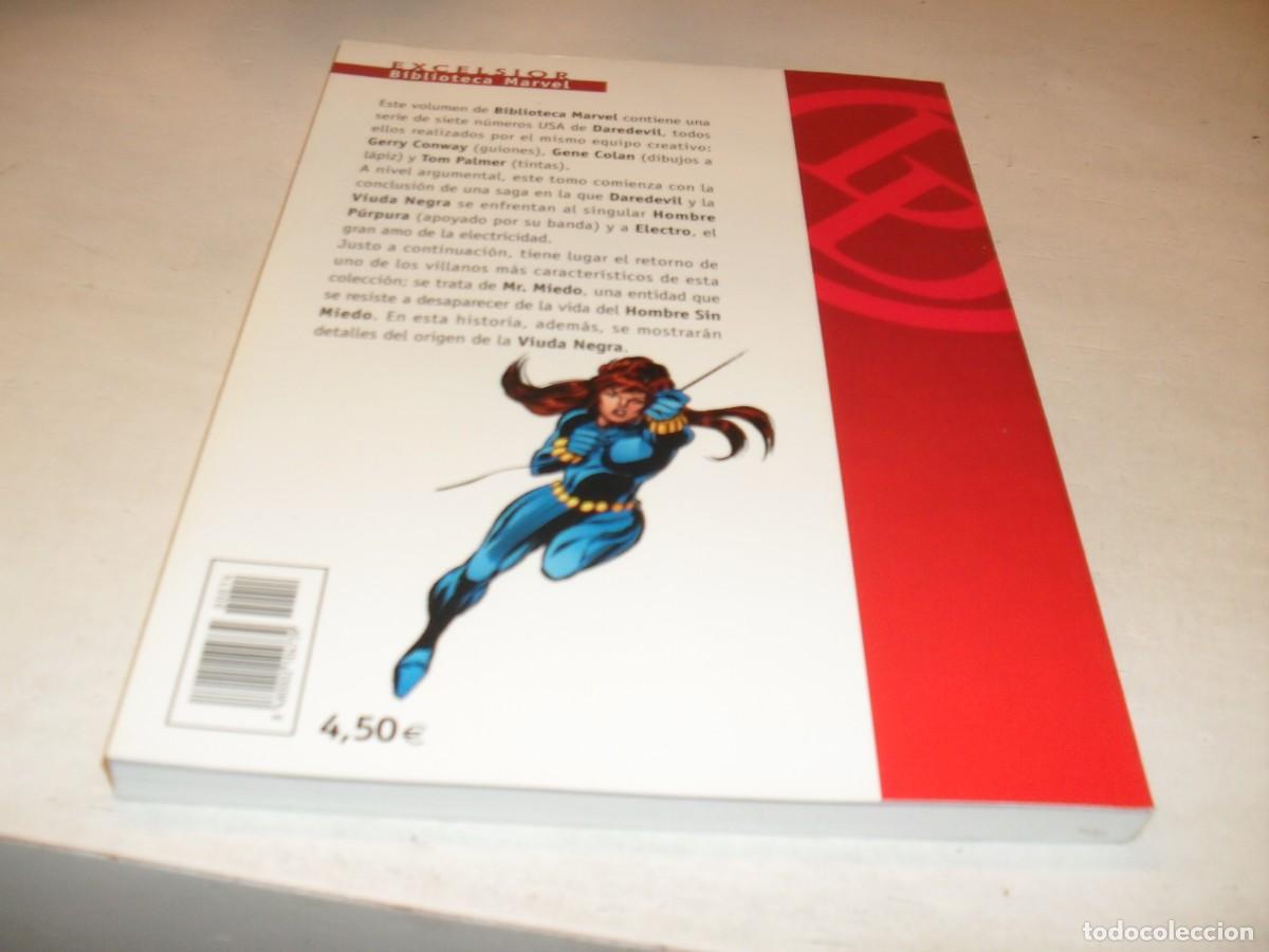 C&oacute;mics: BIBLIOTECA MARVEL DAREDEVIL 14,CON LA VIUDA NEGRA,(DE 22).FORUM,2001,DE KIOSKO - Foto 2