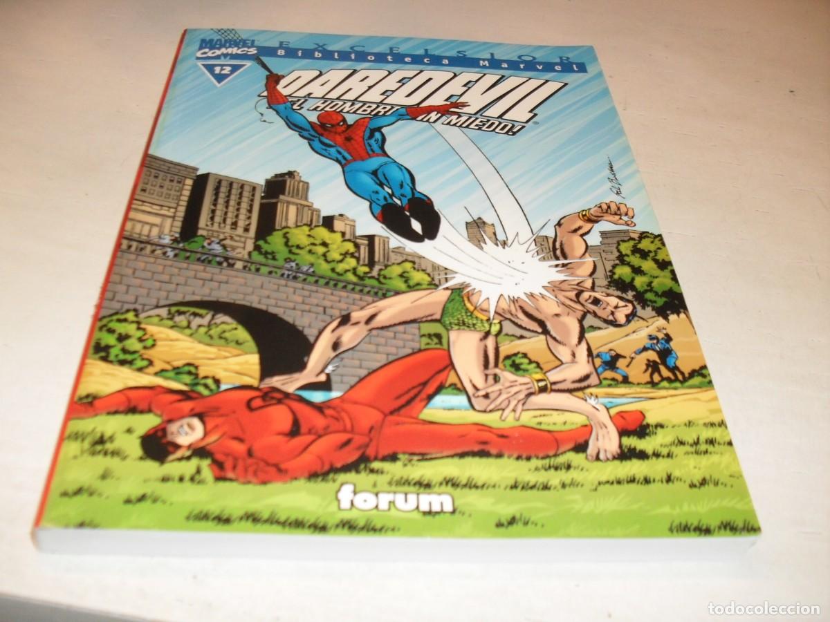 C&oacute;mics: BIBLIOTECA MARVEL DAREDEVIL 12,CON SPIDERMAN DE INVITADO,(DE 22).FORUM,2001,DE KIOSKO - Foto 1