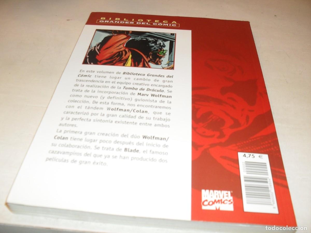 C&oacute;mics: BIBLIOTECA GRANDES DEL COMIC DRACULA 2,CON EL DEBUT DE BLADE,(DE 18).FORUM,2002,DE KIOSKO - Foto 2