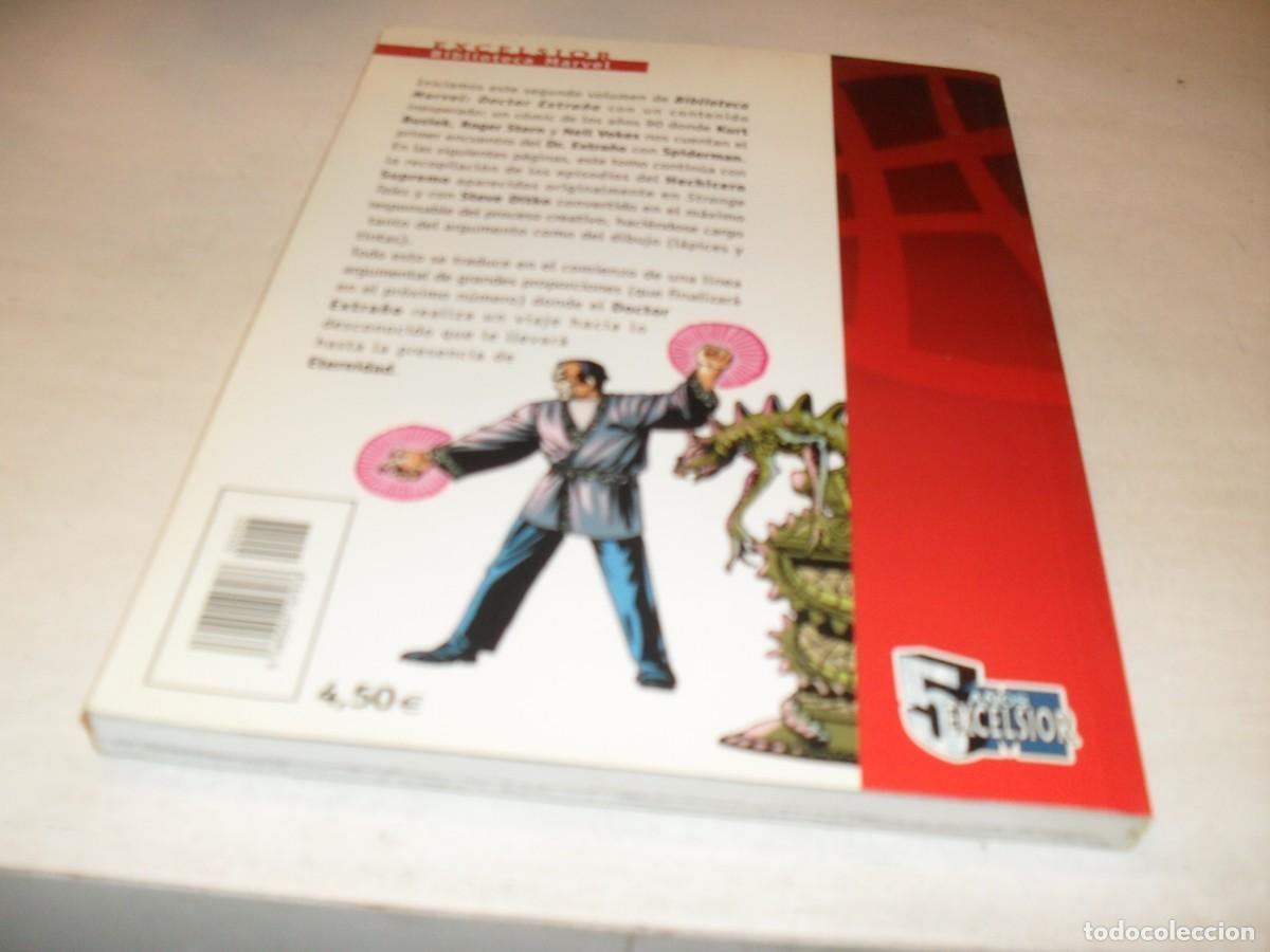 C&oacute;mics: BIBLIOTECA MARVEL DR.EXTRA&Ntilde;O 2,CON SPIDERMAN DE INVITADO,(DE 22).FORUM/PANINI,2003,DE KIOSKO - Foto 2