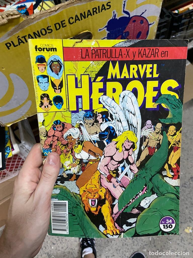 C&oacute;mics: MARVEL HEROES, 34, PATRULLA X Y KAZAR - Foto 1