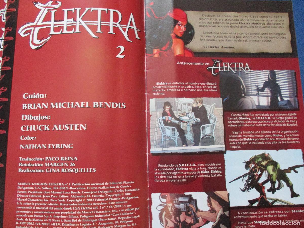 C&oacute;mics: MARVEL / ELEKTRA N.&ordm; 2 de BRIAN MICHAEL BENDIS FORUM 2002 - Foto 3