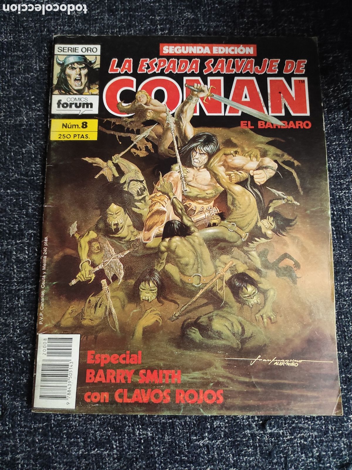 C&oacute;mics: LA ESPADA SALVAJE DE CONAN N&ordm; 8 - 2&ordf; - SEGUNDA EDICION - Foto 1
