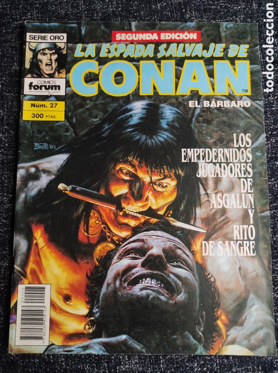 C&oacute;mics: LA ESPADA SALVAJE DE CONAN N&ordm; 27 - 2&ordf; - SEGUNDA EDICION - Foto 1