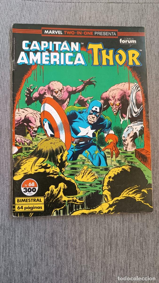 C&oacute;mics: Marvel Two-in-one: Capit&aacute;n America & Thor Vol. 1 n&uacute;m. 68 - Foto 1