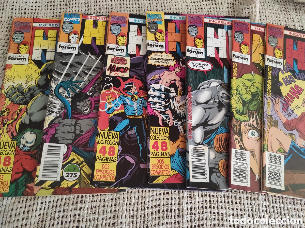 C&oacute;mics: HULK & IRON MAN -LOTE DE 7 EJEMPLARES - COLECCION DE 9 -ED. FORUM - Foto 2
