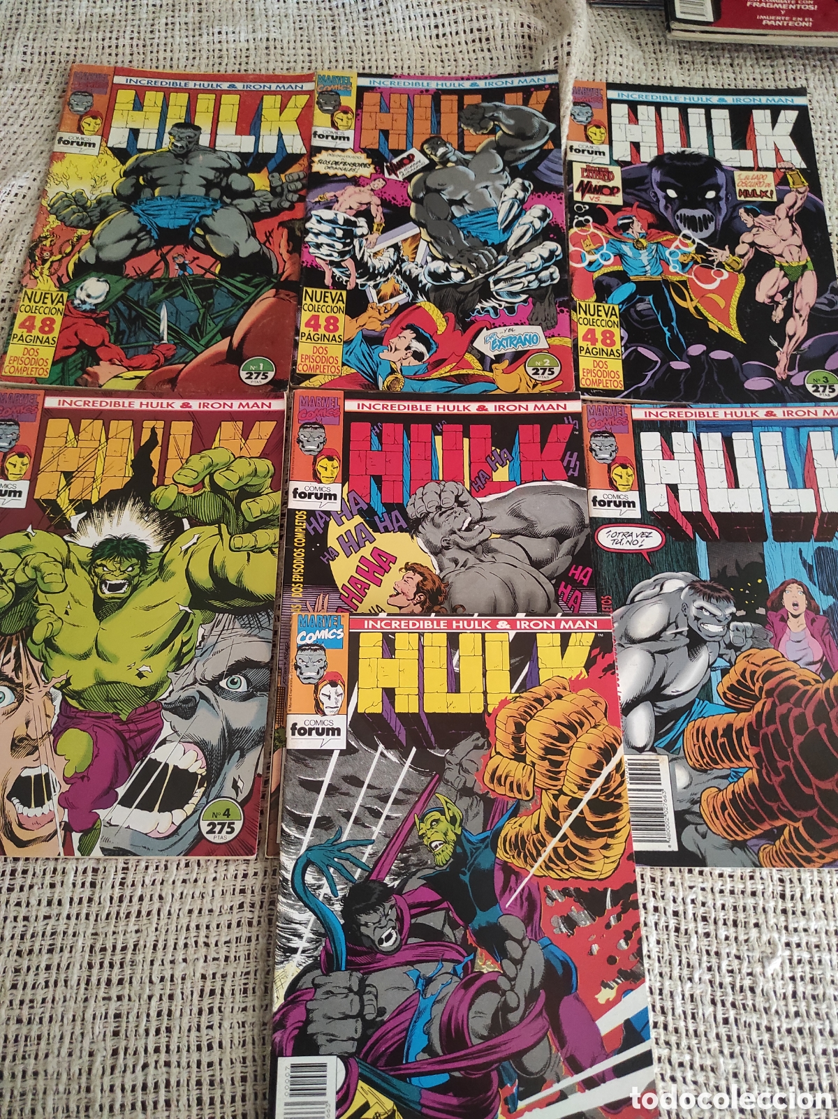 C&oacute;mics: HULK & IRON MAN -LOTE DE 7 EJEMPLARES - COLECCION DE 9 -ED. FORUM - Foto 1