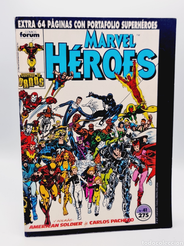 C&oacute;mics: MUY BUEN ESTADO MARVEL HEROES 41 FORUM COMICS GRAPA