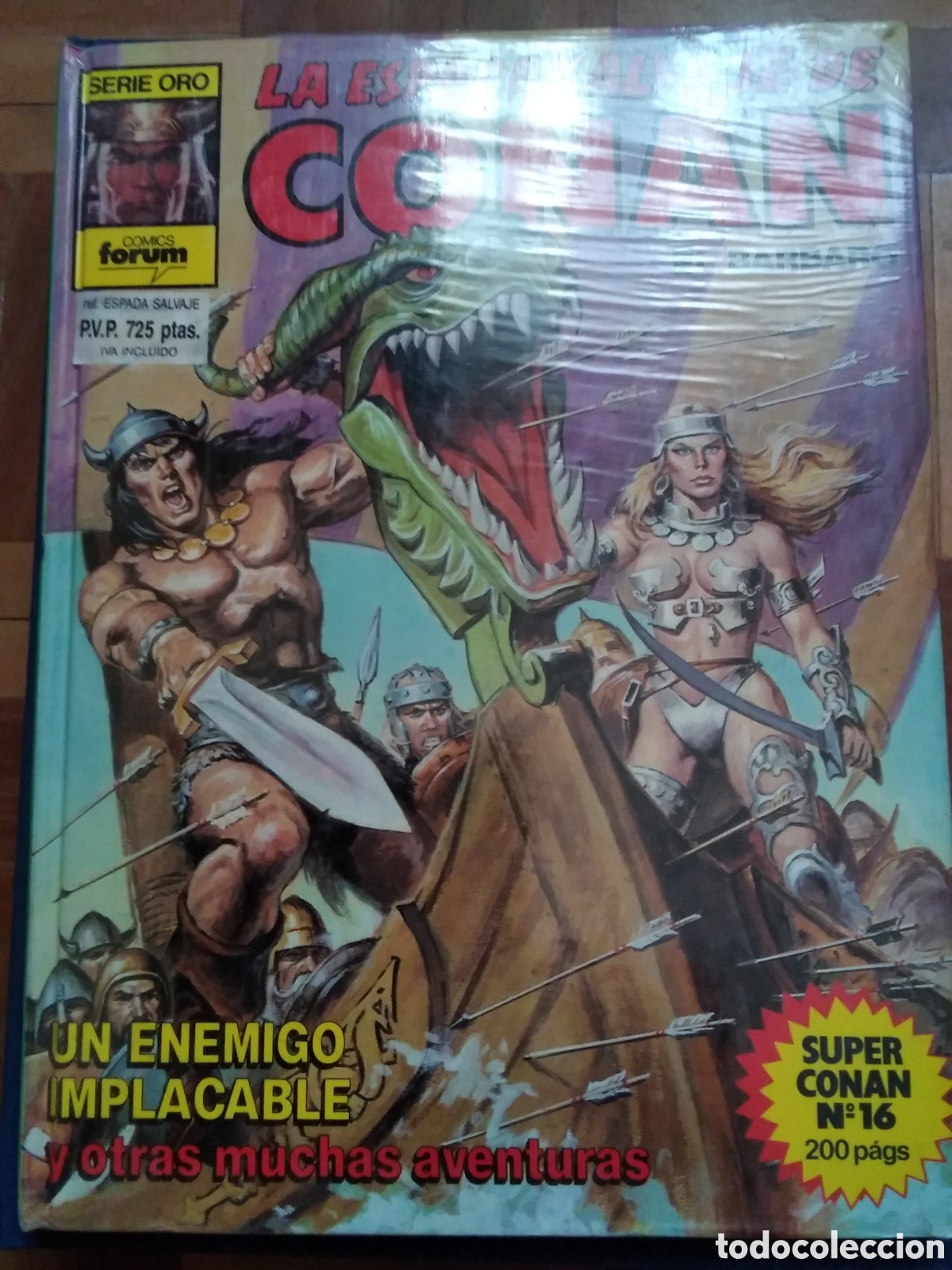 C&oacute;mics: Super Conan 1&deg; edici&oacute;n comic espada salvaje n&uacute;mero 16 enemigo implacable a&ntilde;o 1982 - Foto 1