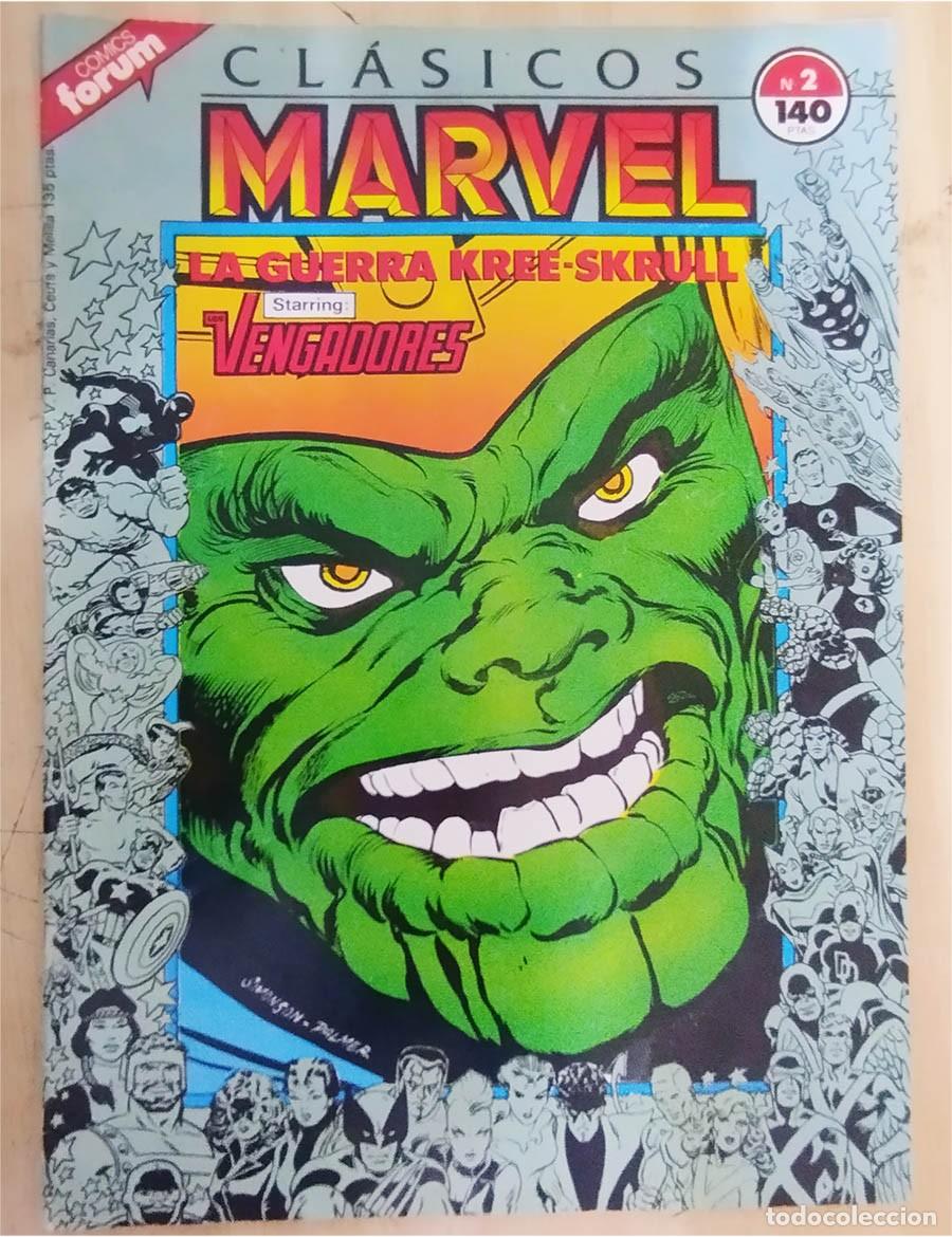 Comics: CLASICOS MARVEL LA GUERRA KREE-SKURULL N.&ordm; 2 VENGADORES 1988
