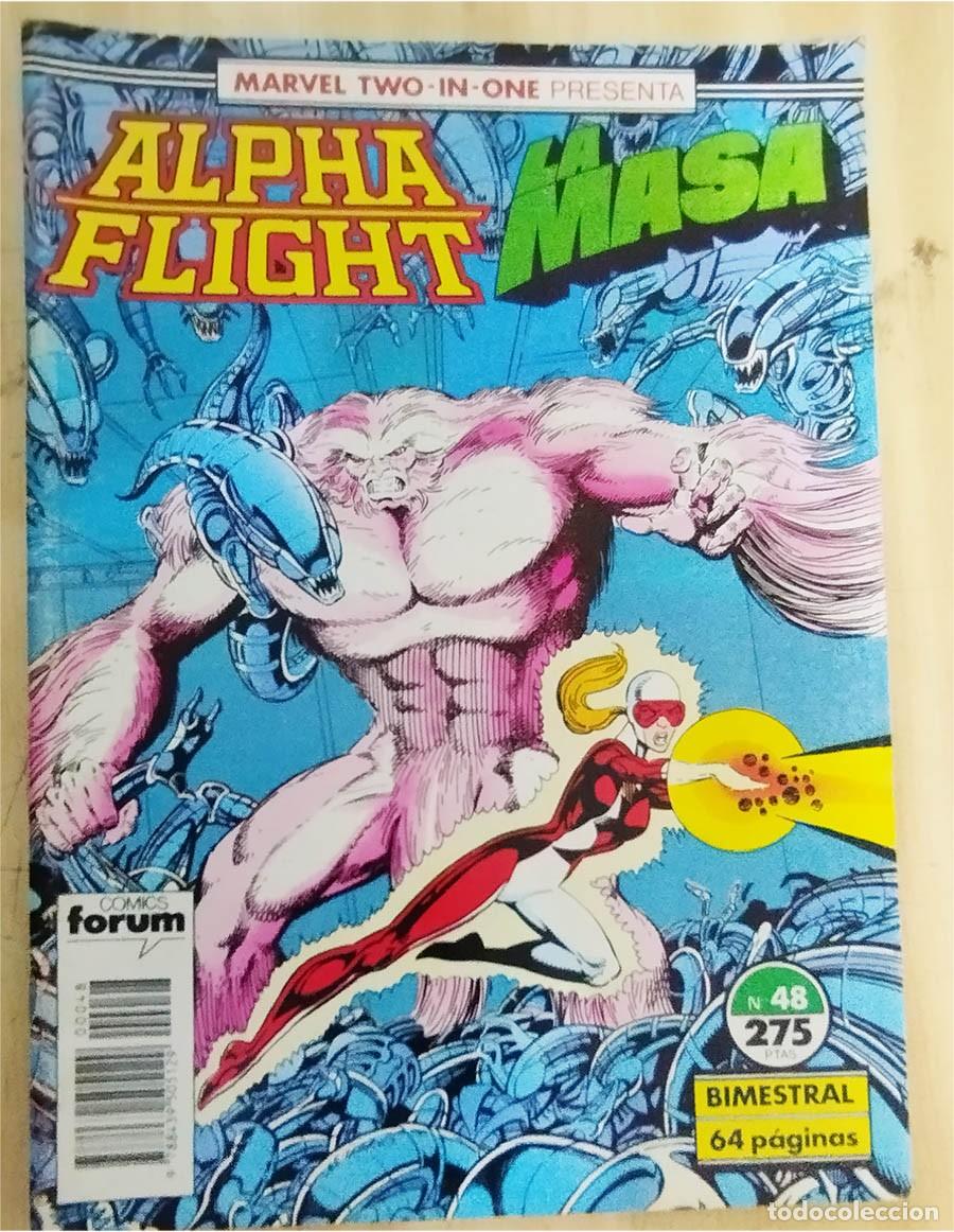 C&oacute;mics: MARVEL TWO-IN-ONE ALPHA FLIGHT LA MASA N.&ordm; 48 HIPERESPACIO COMIC FORUM 1990 - Foto 1