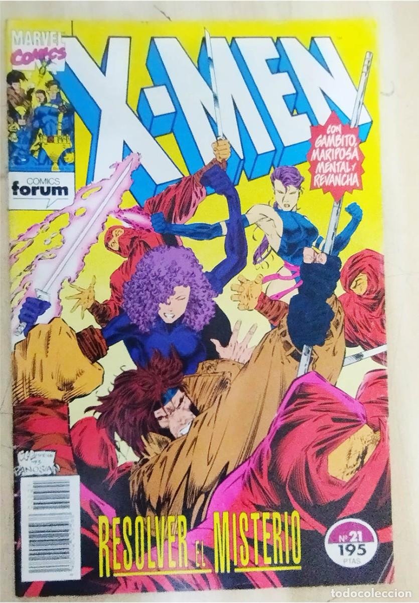 C&oacute;mics: X-MEN VOL. 1 N.&ordm; 21 RESOLVER EL MISTERIO MARVEL COMIC FORUM 1994 - Foto 1