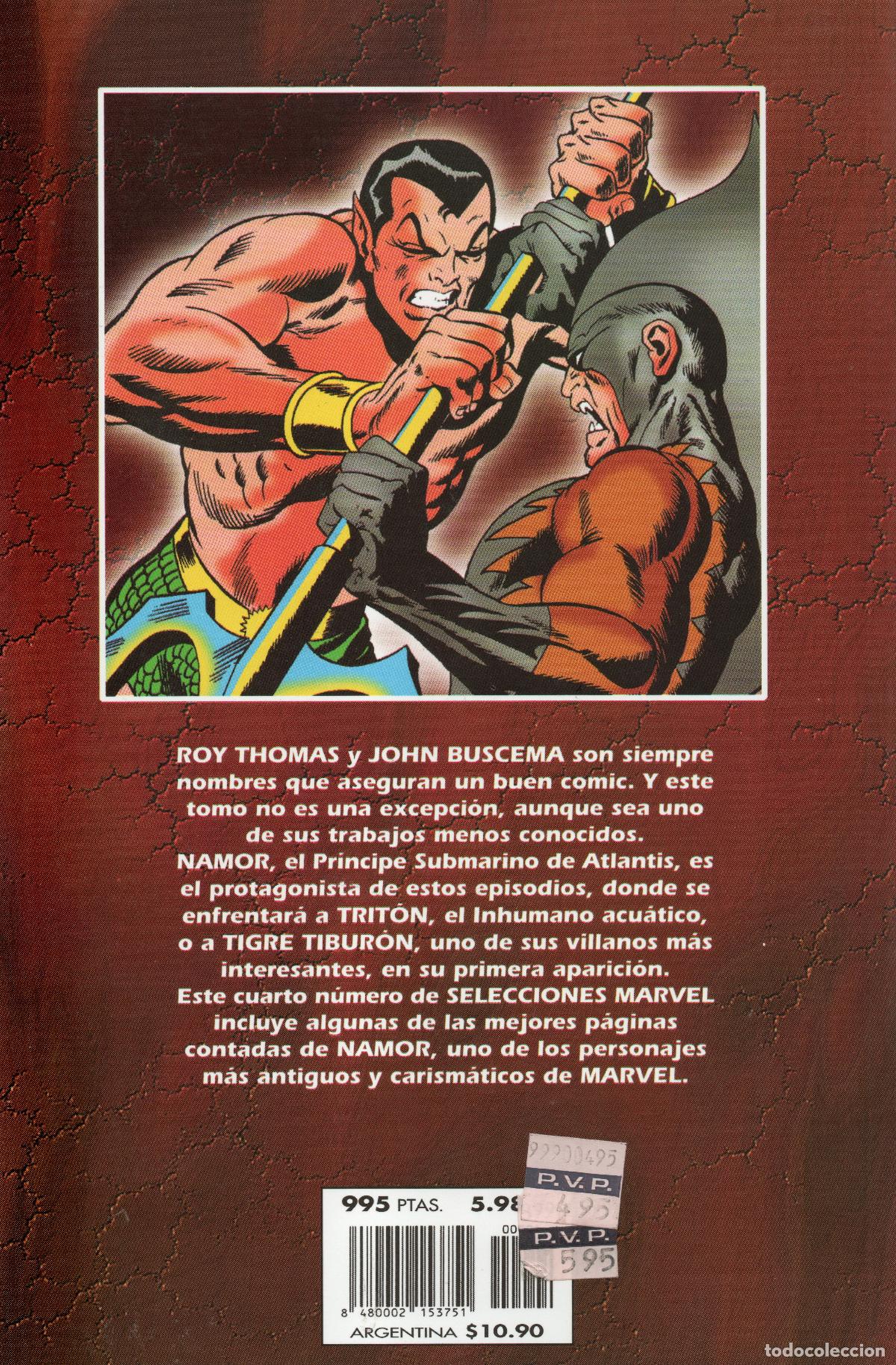 C&oacute;mics: SELECCIONES MARVEL 04. NAMOR. &iexcl;&iexcl;&iexcl;IMPERIUS REXX!!! - Foto 2