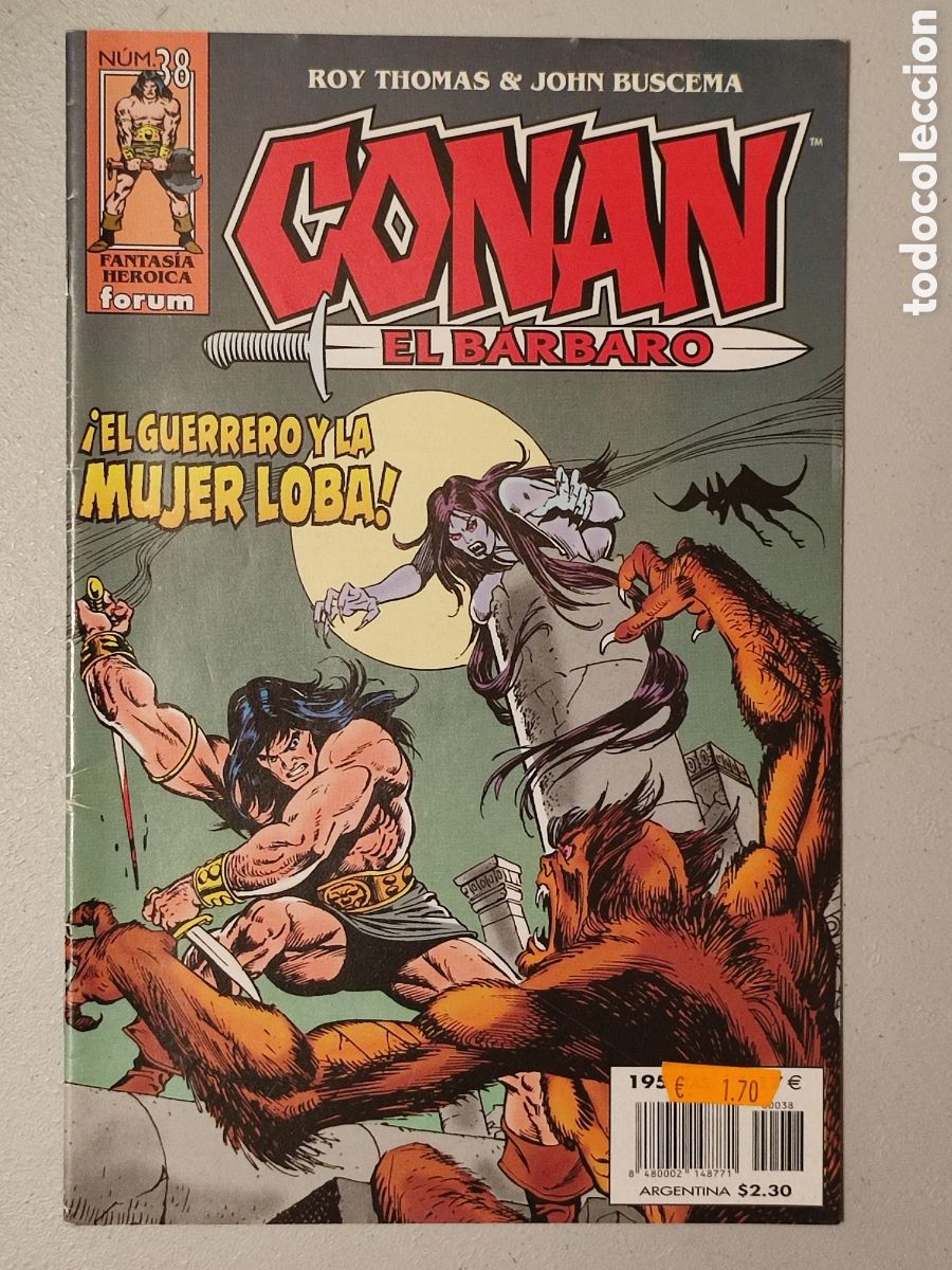 C&oacute;mics: CONAN EL BARBARO N&deg; 38 - Foto 1
