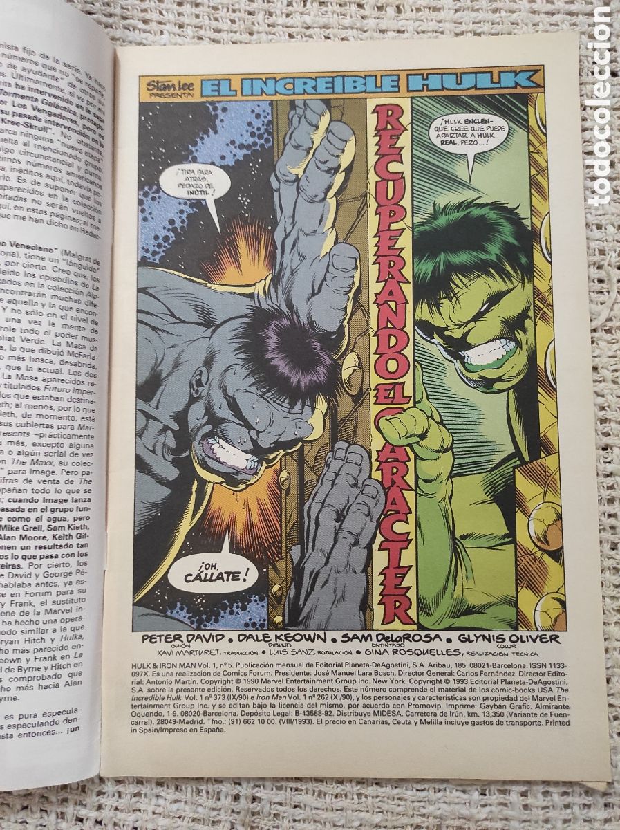 C&oacute;mics: HULK & IRON MAN N&ordm; 5 - COLECCION DE 9 -ED. FORUM - Foto 2