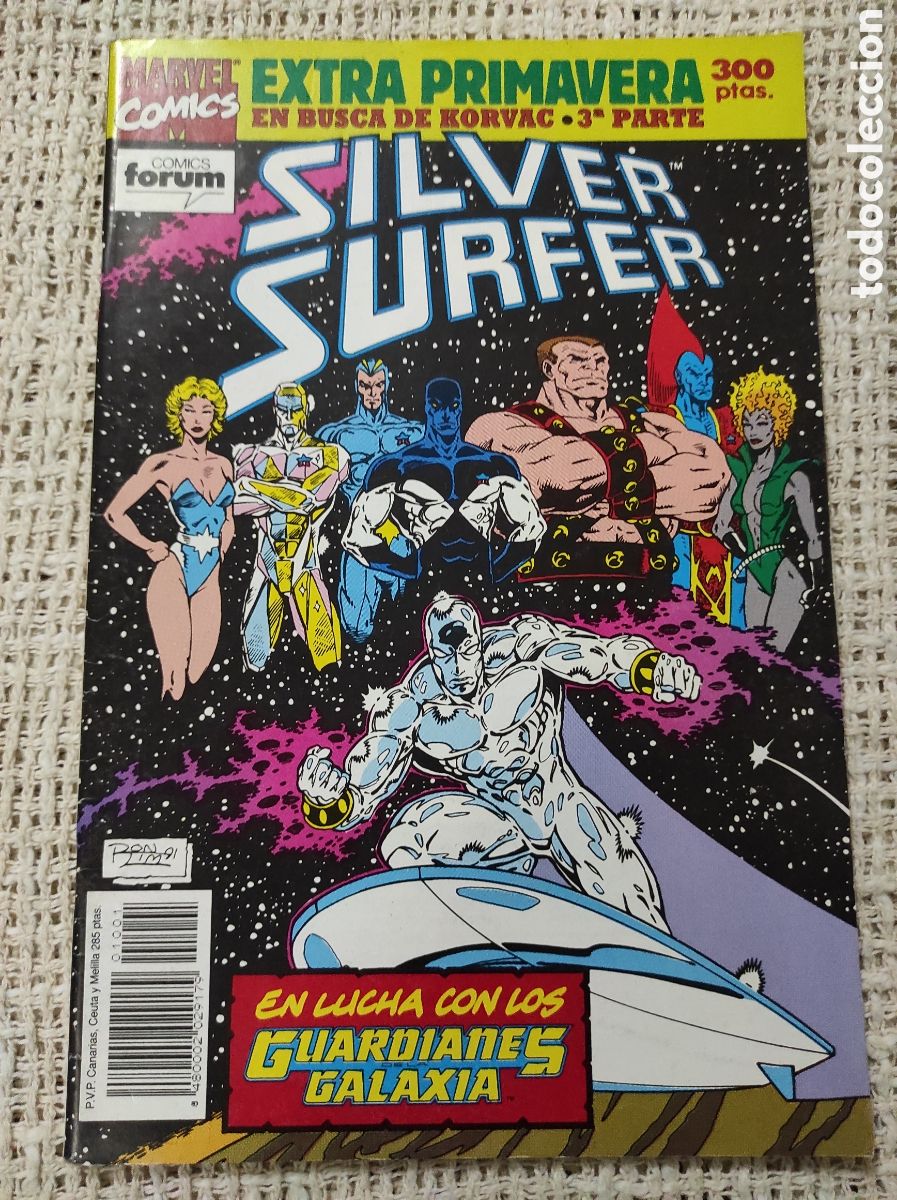 C&oacute;mics: EXTRA PRIMAVERA SILVER SURFER. EN BUSCA DE KORVAC 3&ordf; PARTE -ED. FORUM - Foto 1