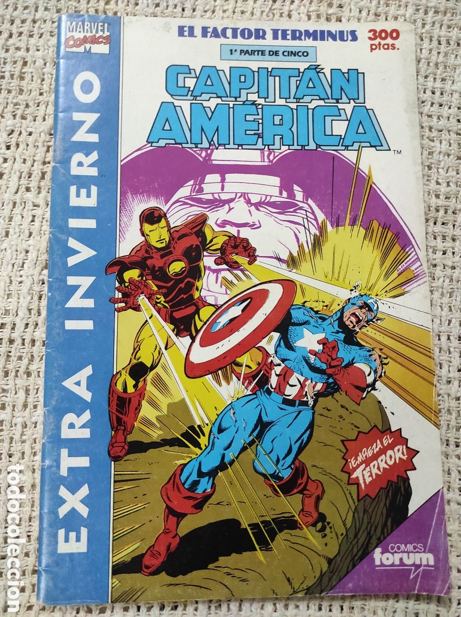 C&oacute;mics: EXTRA INVIERNO - EL FACTOR TERMINUS 1&ordf; PARTE ( CAPITAN AMERICA ) -ED. FORUM - Foto 1