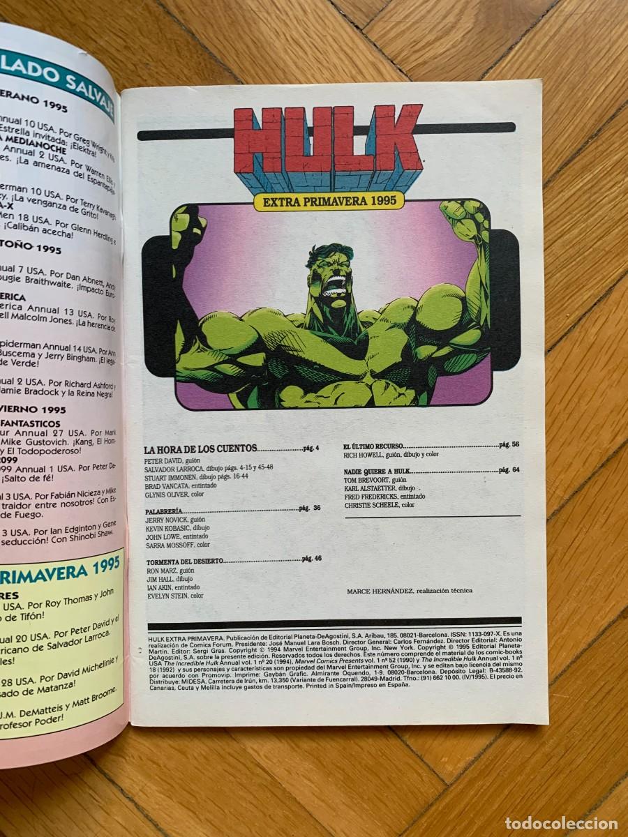 C&oacute;mics: Hulk Extra Primavera - Buen Estado D6 - Foto 2