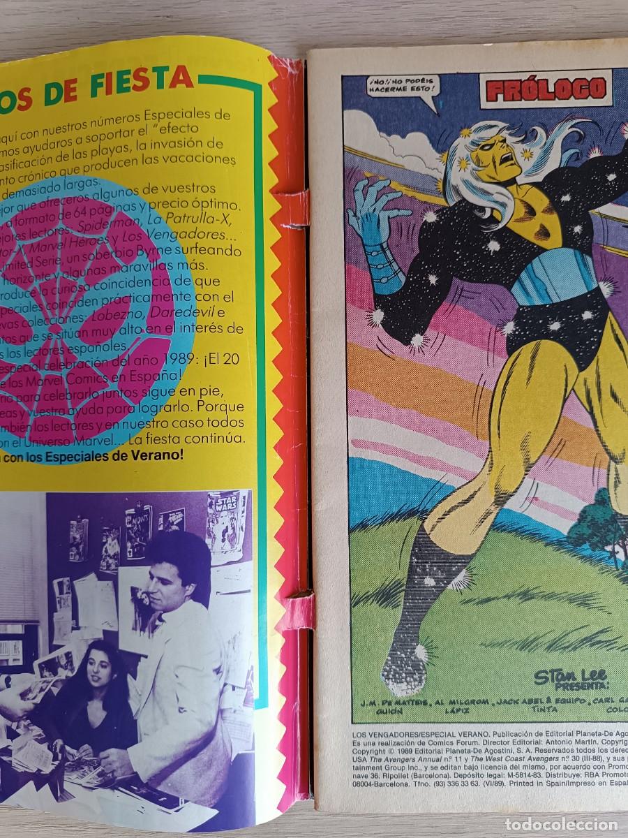 C&oacute;mics: VENGADORES - ESPECIAL VERANO 1989 - FORUM - Foto 3