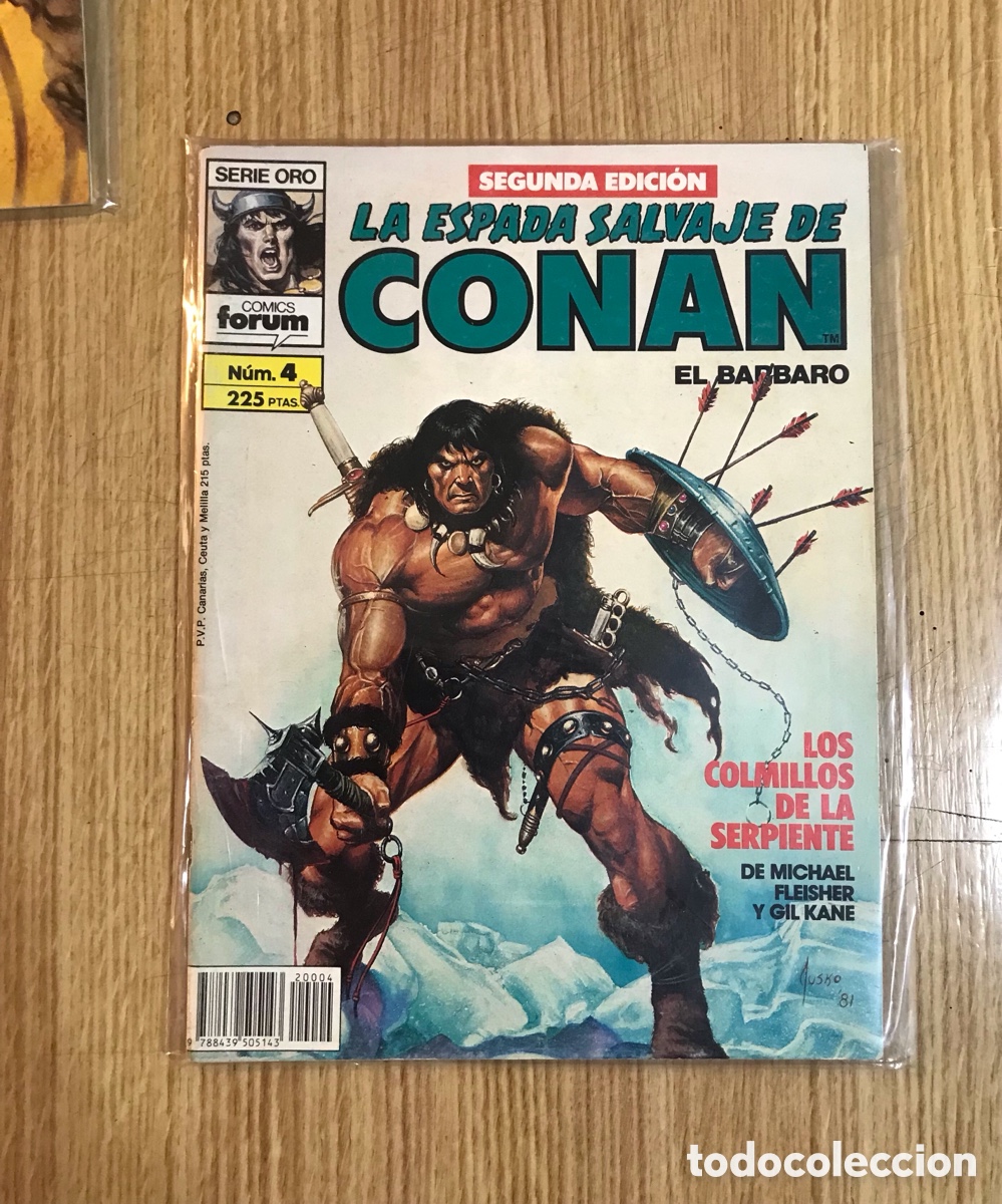 C&oacute;mics: C&oacute;mics. La espada salvaje de Conan. Lote de 8. F&oacute;rum. - Foto 5