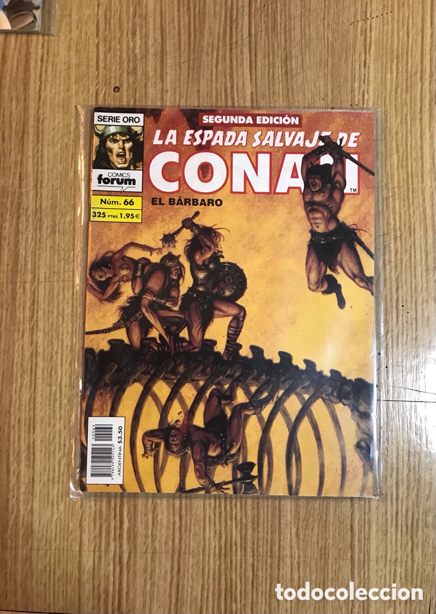 C&oacute;mics: C&oacute;mics. La espada salvaje de Conan. Lote de 8. F&oacute;rum. - Foto 6
