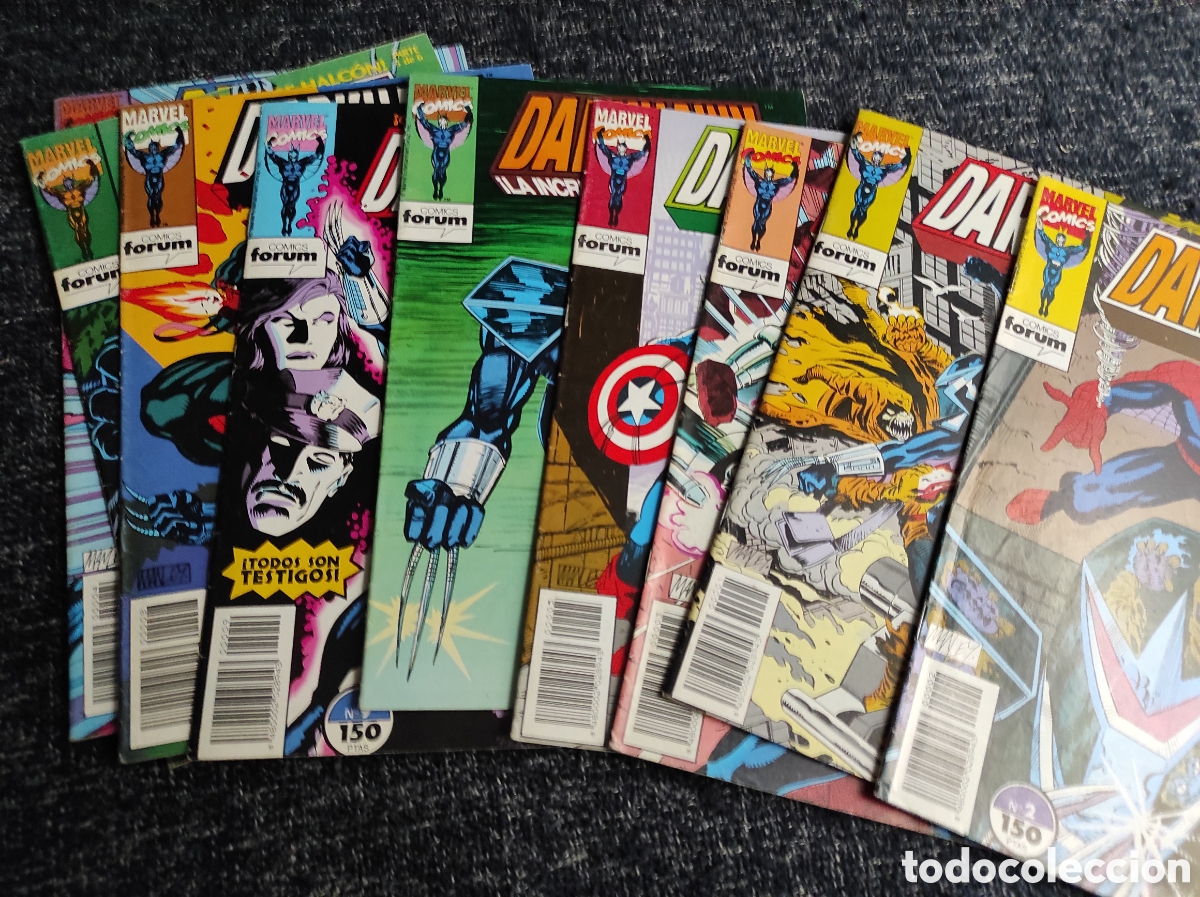 C&oacute;mics: DARKHAWK - LOTE DE 9 EJEMPLARES -ED. FORUN - COLECCION DE 14 NUMEROS - Foto 2