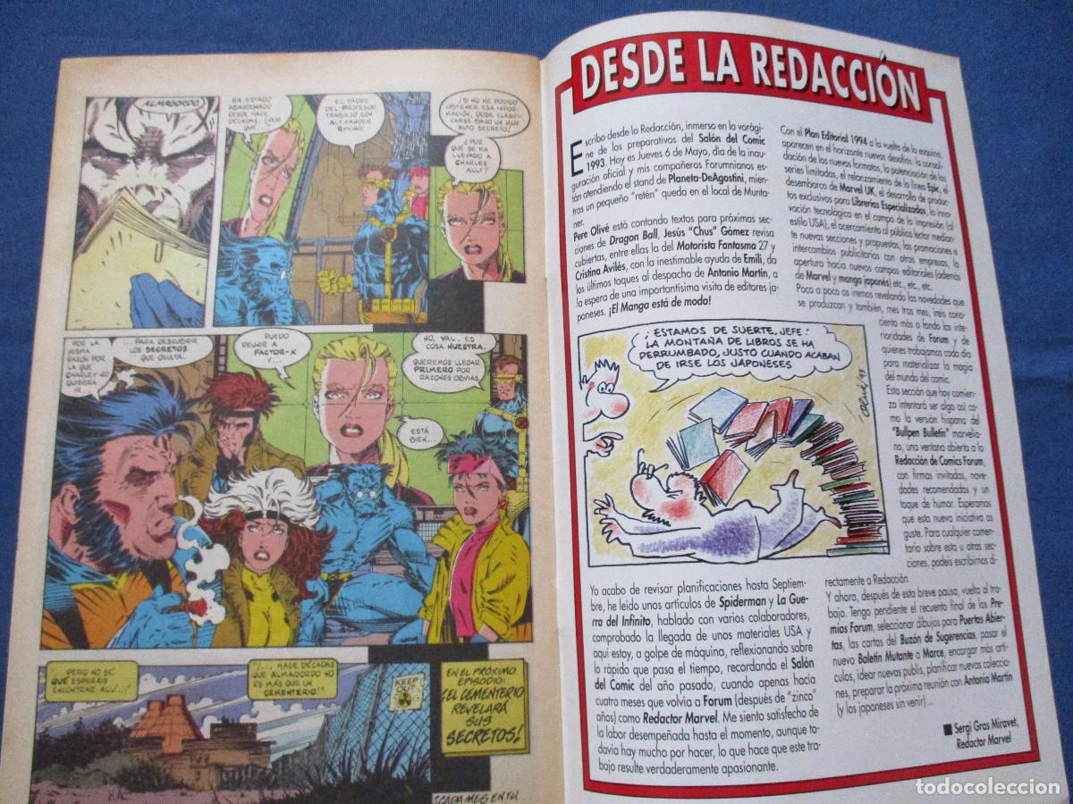 C&oacute;mics: MARVEL / X-MEN N.&ordm; 12 VOLUMEN 1 FORUM 1993 - Foto 9