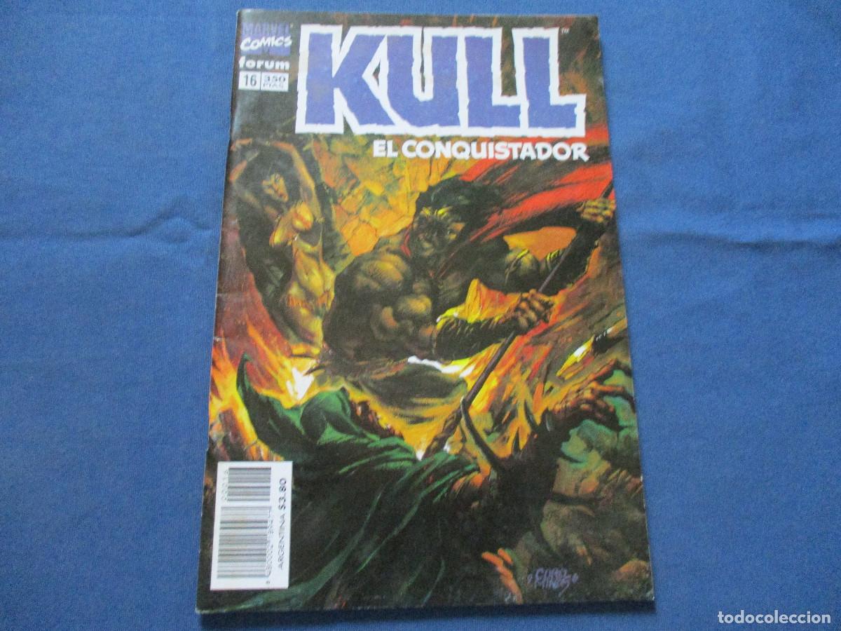 C&oacute;mics: MARVEL / KULL EL CONQUISTADOR N.&ordm; 16 &middot; FORUM 1997 - Foto 2