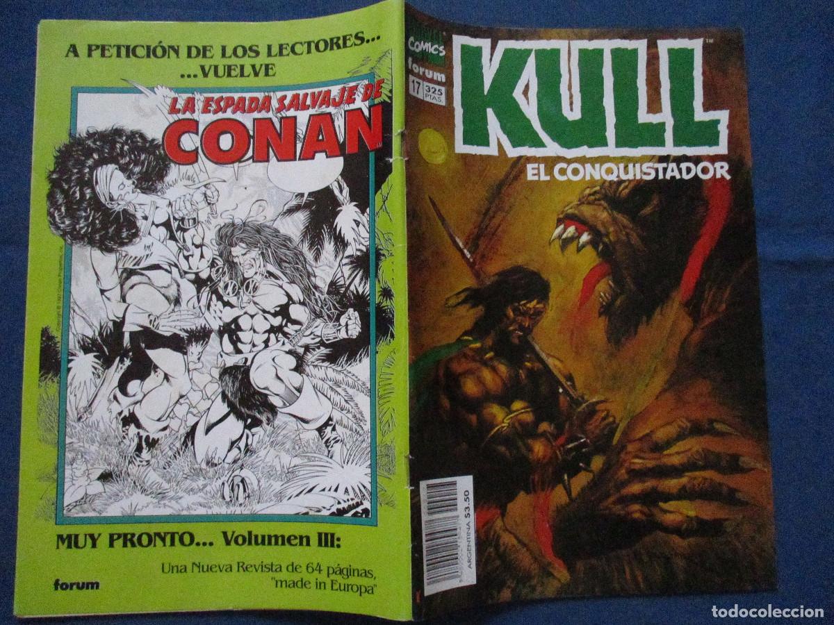 C&oacute;mics: MARVEL / KULL EL CONQUISTADOR N.&ordm; 17 &middot; FORUM 1998 - Foto 3
