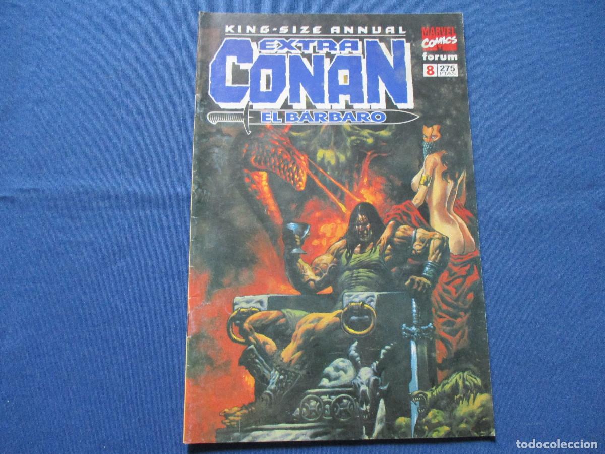 C&oacute;mics: MARVEL / EXTRA / CONAN EL B&Aacute;RBARO N.&ordm; 8 KING - SIZE ANNUAL &middot; FORUM 1996 - Foto 1