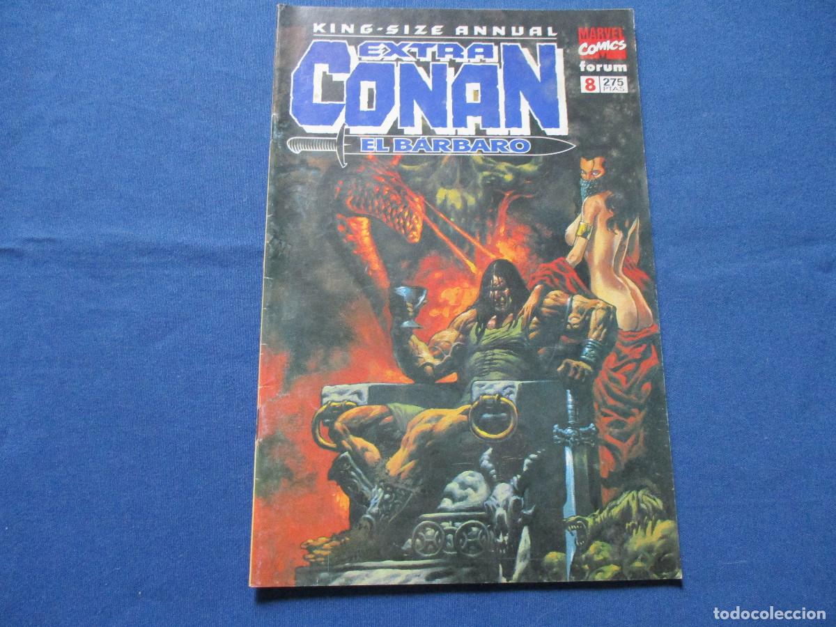 C&oacute;mics: MARVEL / EXTRA / CONAN EL B&Aacute;RBARO N.&ordm; 8 KING - SIZE ANNUAL &middot; FORUM 1996 - Foto 2