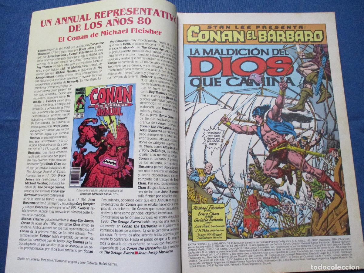 C&oacute;mics: MARVEL / EXTRA / CONAN EL B&Aacute;RBARO N.&ordm; 8 KING - SIZE ANNUAL &middot; FORUM 1996 - Foto 3