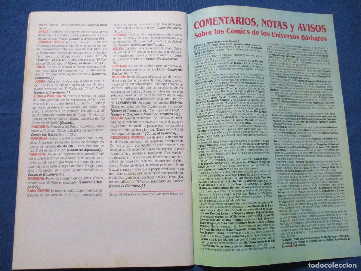 C&oacute;mics: MARVEL / EXTRA / CONAN EL B&Aacute;RBARO N.&ordm; 8 KING - SIZE ANNUAL &middot; FORUM 1996 - Foto 6