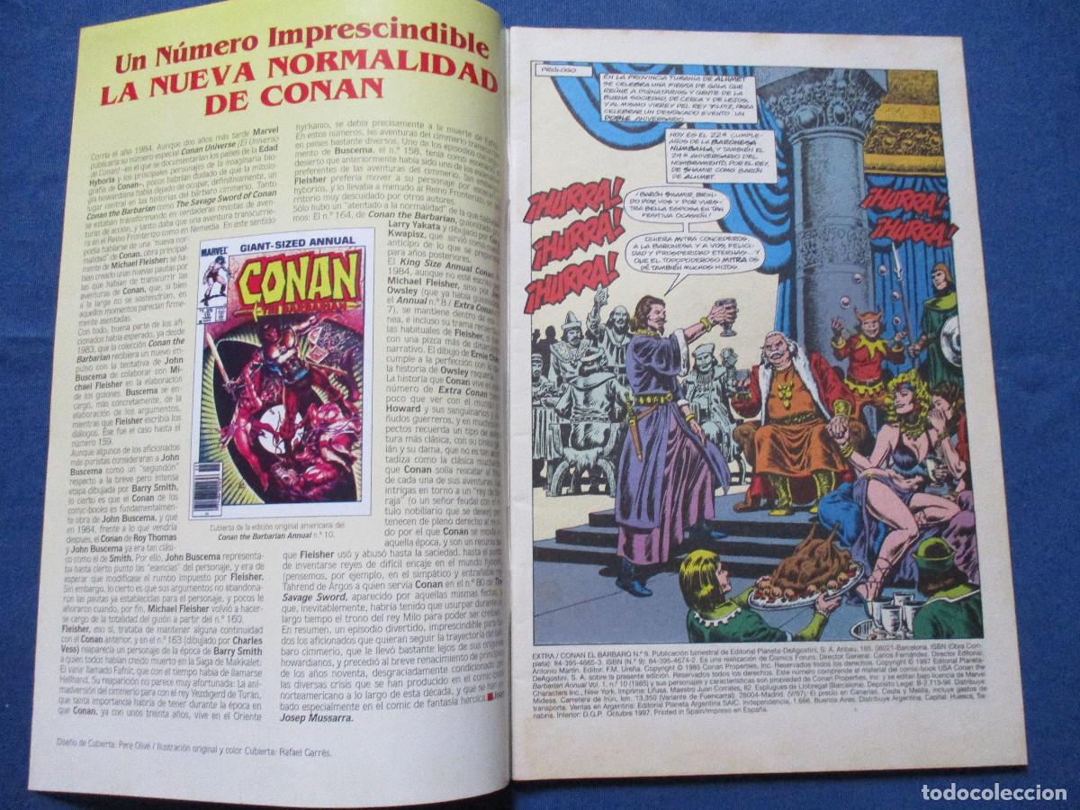 C&oacute;mics: MARVEL / EXTRA / CONAN EL B&Aacute;RBARO N.&ordm; 9 KING - SIZE ANNUAL &middot; FORUM 1997 - Foto 3