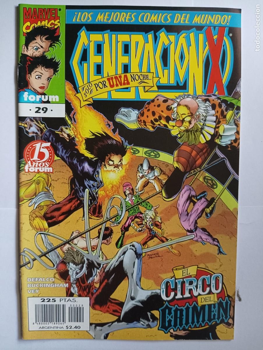 Comics: GENERACI&Oacute;N-X VOL. 2 numero 29- FORUM