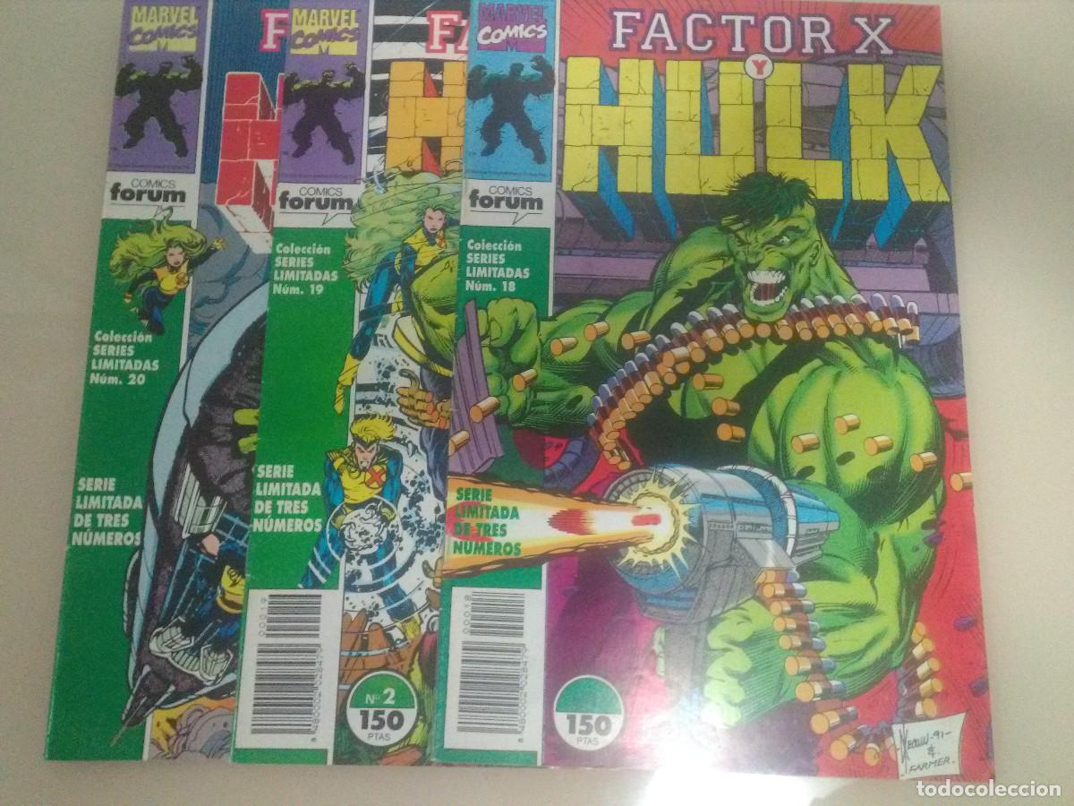 C&oacute;mics: Comic Marvel Forum Planeta Serie limitada X-factor y Hulk 1 al 3 - Foto 1