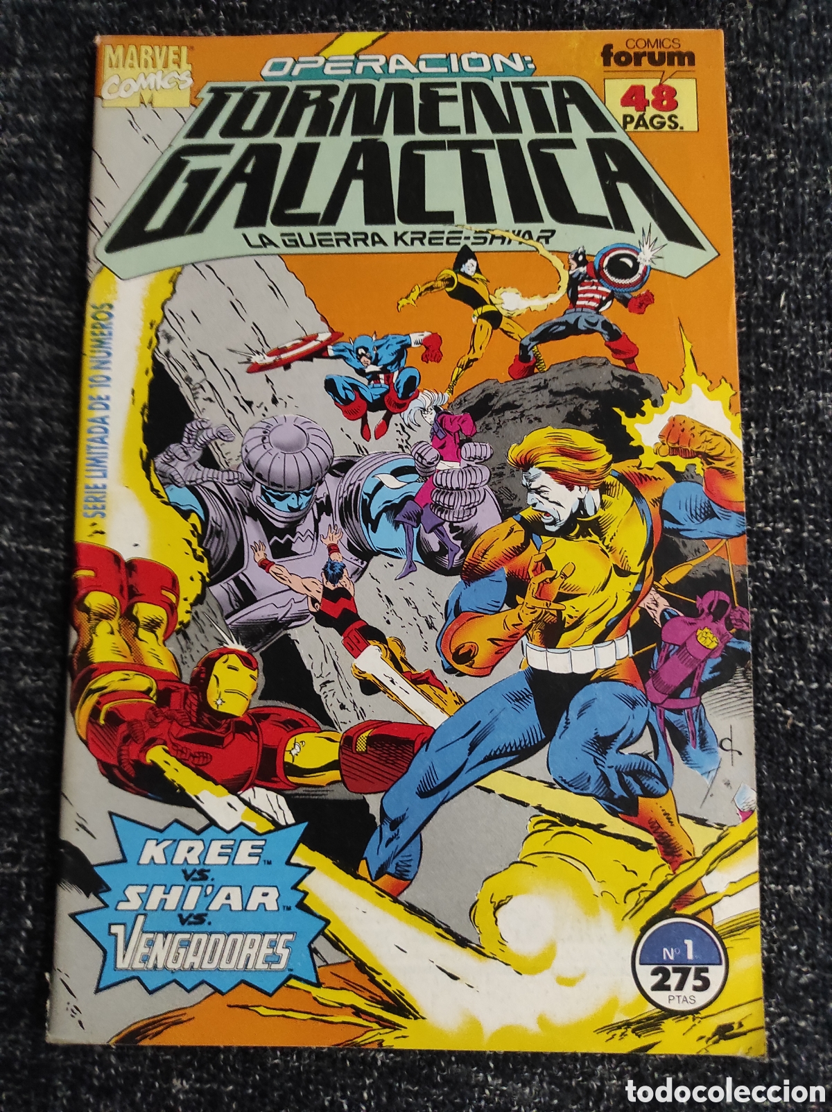 Comics: OPERACI&Oacute;N TORMENTA GAL&Aacute;CTICA N&ordm; 1 -ED. FORUM - COLECCION DE 10 N&Uacute;MEROS
