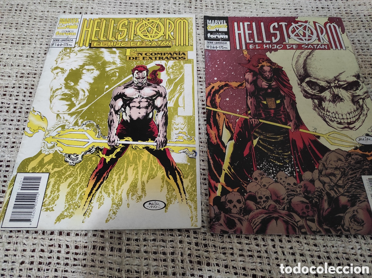 C&oacute;mics: HELLSTORM, el hijo de satan -LOTE DE 2 EJEMPLARES (N&ordm; 1 Y 2 ) - Foto 1