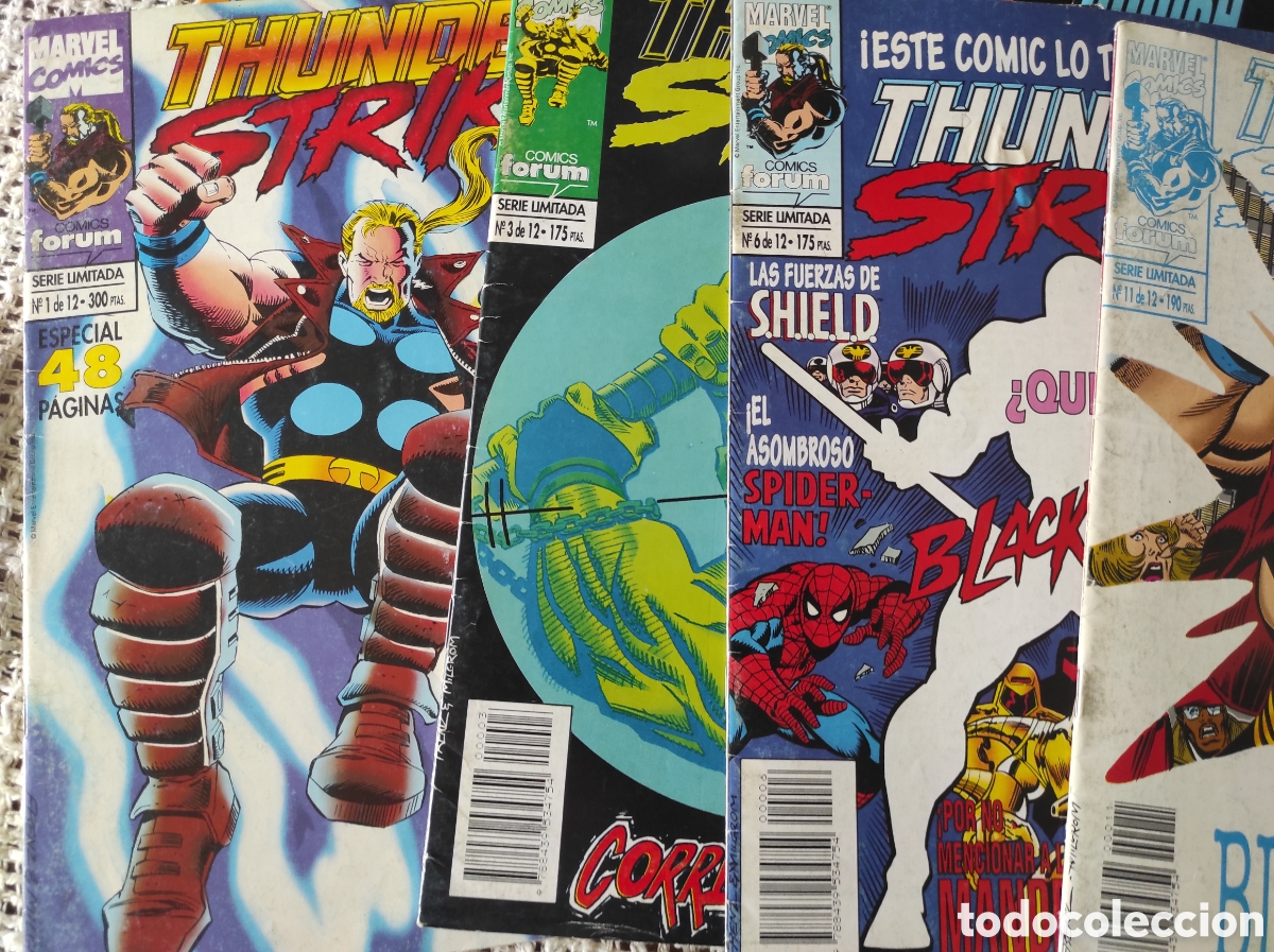 C&oacute;mics: THUNDER STRIKE -LOTE DE 10 EJEMPLARES -ED. FORUM -COLECCION DE 12 N&Uacute;MEROS - Foto 3
