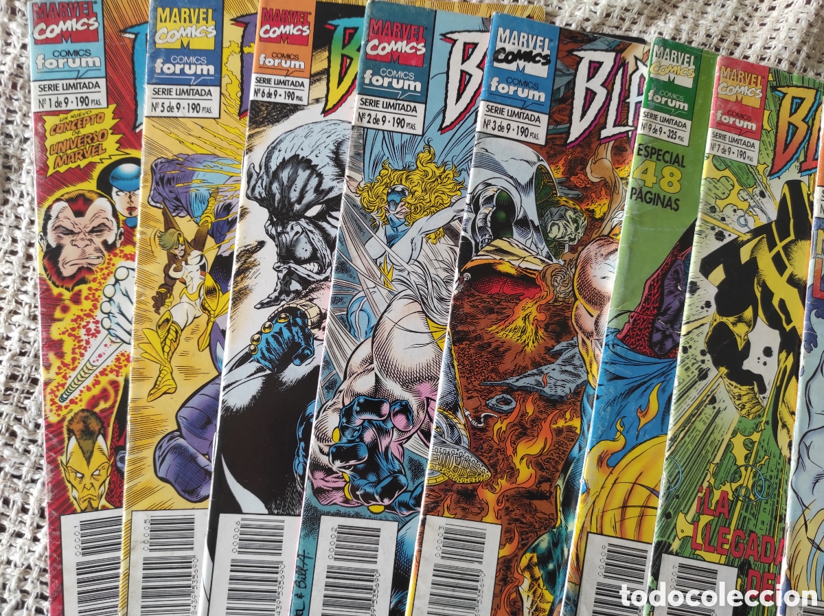 C&oacute;mics: BLACKWULF -LOTE DE 8 EJEMPLARES -ED. FORUM -COLECCION DE 9 N&Uacute;MEROS - Foto 2