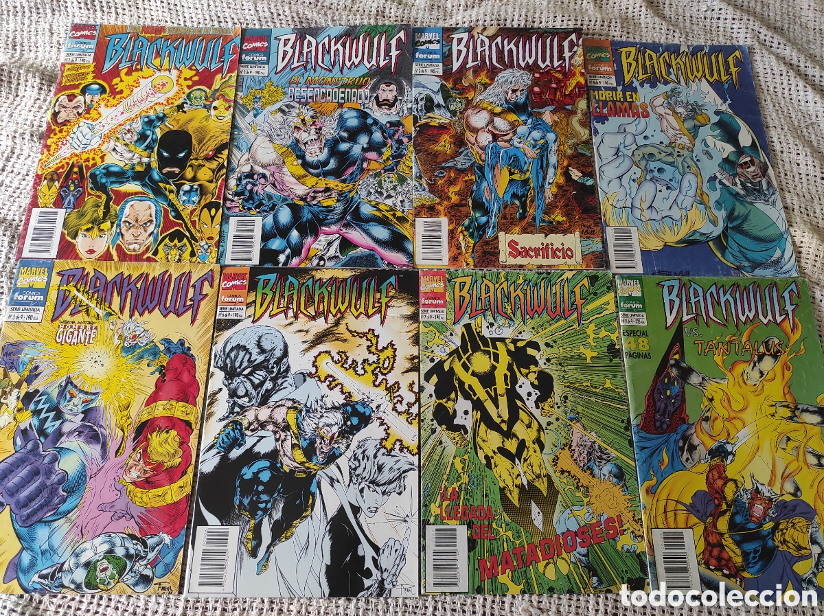 C&oacute;mics: BLACKWULF -LOTE DE 8 EJEMPLARES -ED. FORUM -COLECCION DE 9 N&Uacute;MEROS - Foto 1