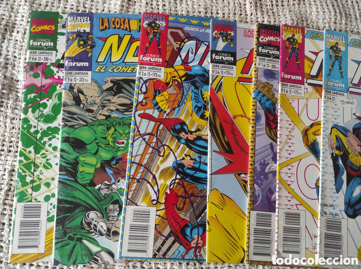 C&oacute;mics: NOVA - LOTE DE 8 EJEMPLARES -ED. FORUM -COLECCION DE 12 N&Uacute;MEROS - Foto 2