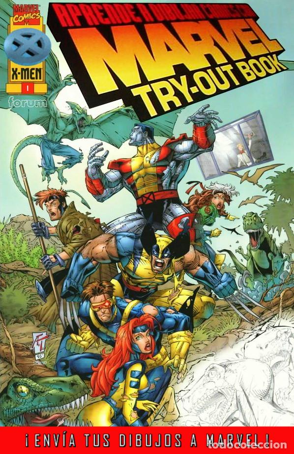 C&oacute;mics: MARVEL TRY-OUT BOOK C&oacute;mics Forum (1999) 42x29 cm Agotad&iacute;simo Oferta - Foto 1
