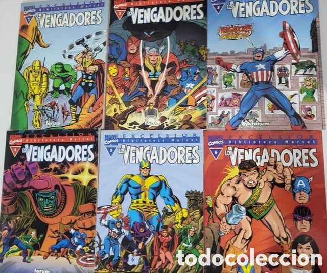 C&oacute;mics: LOS VENGADORES BIBLIOTECA MARVEL EXCELSIOR COLECCI&Oacute;N COMPLETA. - Foto 1
