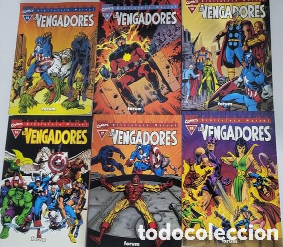 C&oacute;mics: LOS VENGADORES BIBLIOTECA MARVEL EXCELSIOR COLECCI&Oacute;N COMPLETA. - Foto 3
