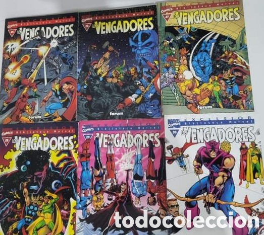 C&oacute;mics: LOS VENGADORES BIBLIOTECA MARVEL EXCELSIOR COLECCI&Oacute;N COMPLETA. - Foto 6