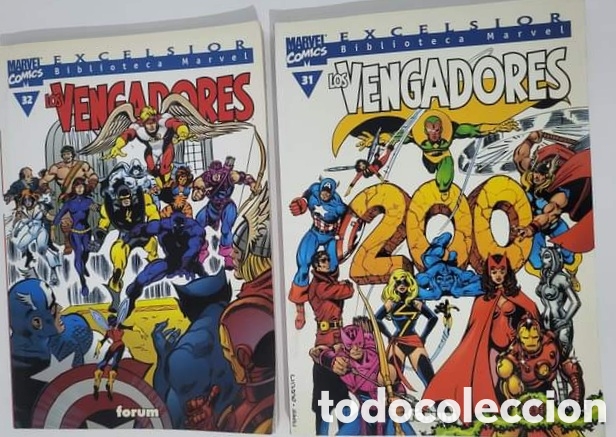C&oacute;mics: LOS VENGADORES BIBLIOTECA MARVEL EXCELSIOR COLECCI&Oacute;N COMPLETA. - Foto 7